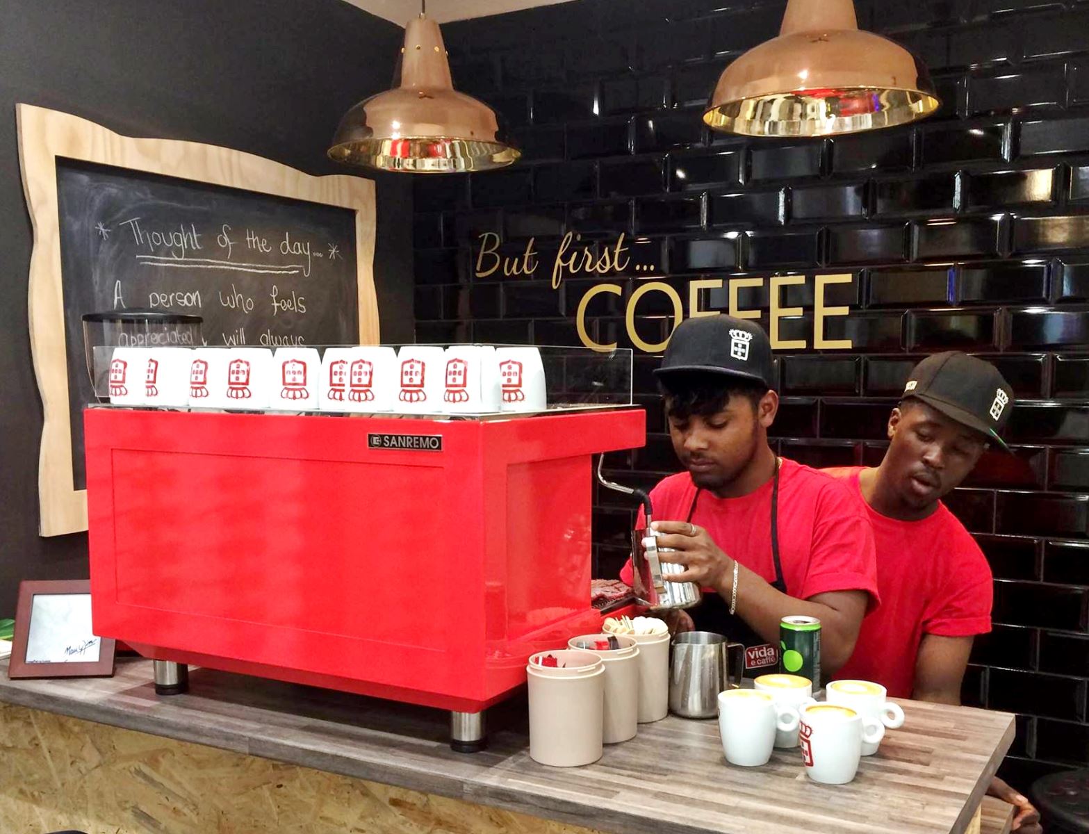 OFFER: Grab a coffee while you wait! We have a Vida e Caffe in-store!