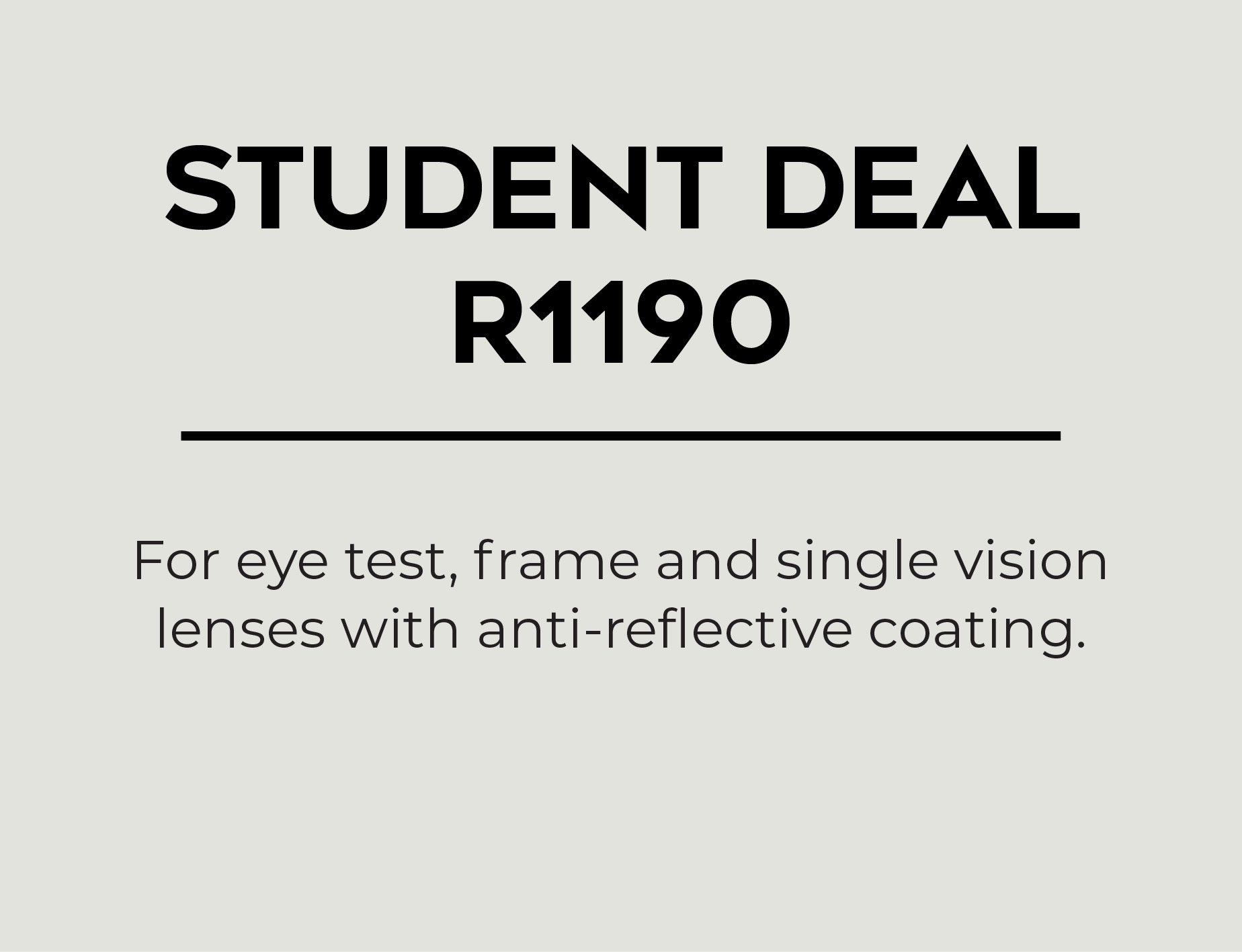 STUDENT DEAL (13 to 23 years old)